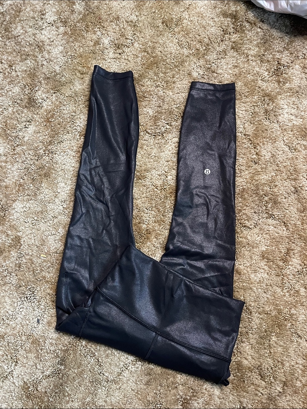 lululemon Wunder Train High-Rise Tight 25" Foil Size 4